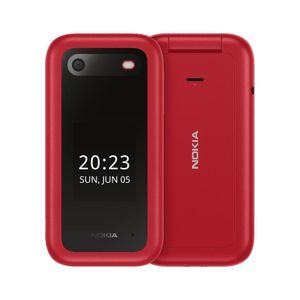 Nokia 2660 Flip 2.8'' 1450 Mah GSM Radio FM Dual / Double SIM - Torche - Rouge