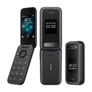 Nokia 2660 Flip 2.8'' 1450 Mah GSM Radio FM Dual / Double SIM - Torche - Noir