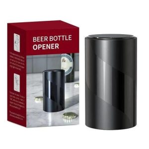 Ouvre-bouteille magnétique automatique à pousser vers le bas et à tirer vers le haut