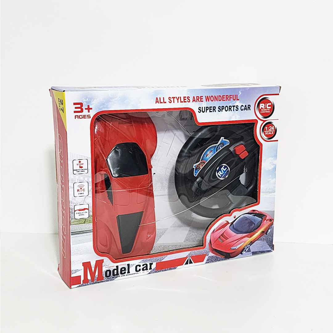 Voiture Télécommander Pour Enfant – Noir/Rouge