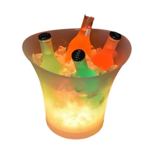 Seau lumineux à boissons avec enceinte Bluetooth – Accessoire Bar &amp; Fête