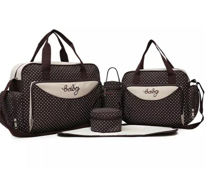 Lot de 3 sacs pour bebe - Grand format - Marron