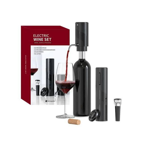 Décapsuleur électrique - Ouvre-bouteille électrique - 3 En 1