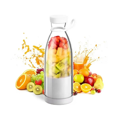 Mini Blender Pour Jus De Fruit - 380Ml - Blanc