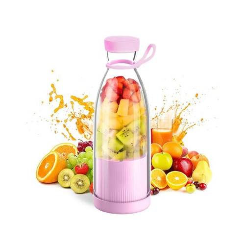 Mini Blender Pour Jus De Fruit - 380Ml - Rose