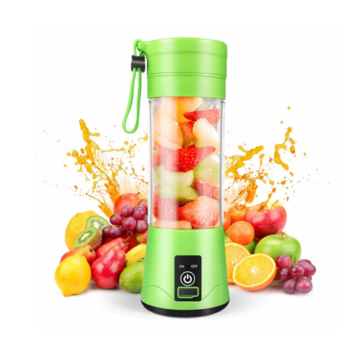 Mini Blender Pour Jus De Fruit - 380Ml - Vert