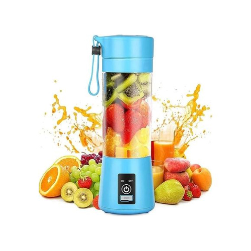 Mini Blender Pour Jus De Fruit - 380Ml - Bleu