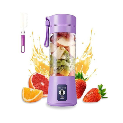 Mini Blender Pour Jus De Fruit - 380Ml - Violet