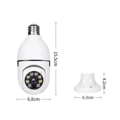 Caméra à Ampoule WiFi Sans Fil Sécurité Domestique Intelligente IR Nuit-2