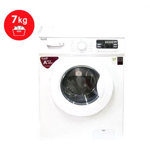 Ilux Machine à Laver 7 Kg - LXFW-70118W - Blanc - Garantie 6 Mois