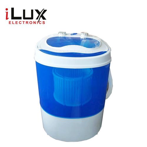 Ilux Machine à Laver Semi-Auto 3 Kg - WLX-3008 - Lavage &amp; Essorage - Bleu-Garantie 6 Mois