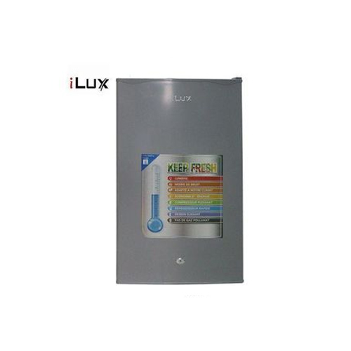 Ilux Réfrigérateur 1 Porte - 90 L - ILBF90 - Gris - 6 Mois De Garantie