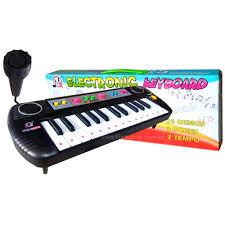 Mini Piano karaoké musical pour enfants avec 25 touches et microphone - 3 Ans +