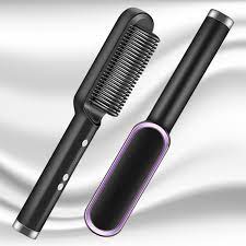Brosse à cheveux chauffante en céramique 6 niveaux de chaleur