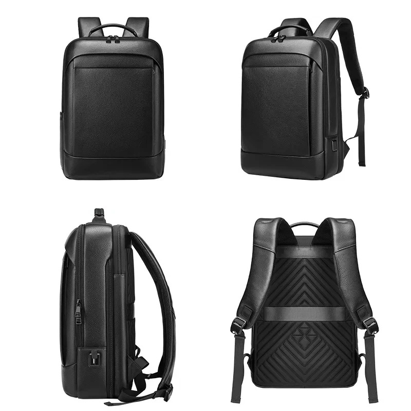 Sac à dos pour ordinateur et voyage– 15,6 pouces - simili cuir