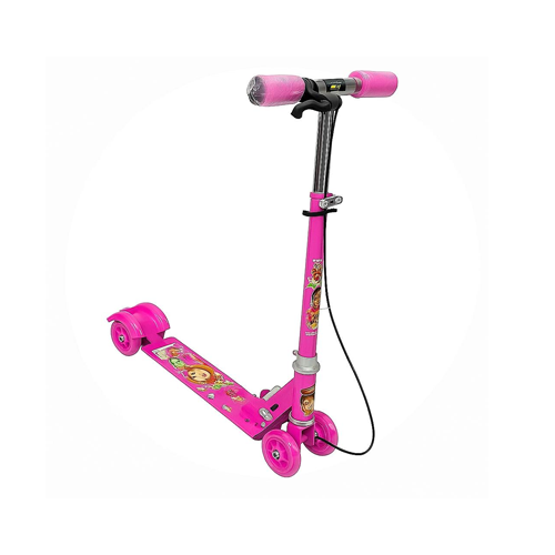 Trottinette Soft Pour Enfant 4 roues Avec frein 3 à 5 ans- Rose