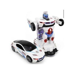 Voiture Police Robot Transformer – 3 ans et plus – Blanc (Copie)