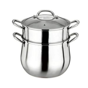 Couscoussier - Acier Inoxydable - Argent 20 Cm