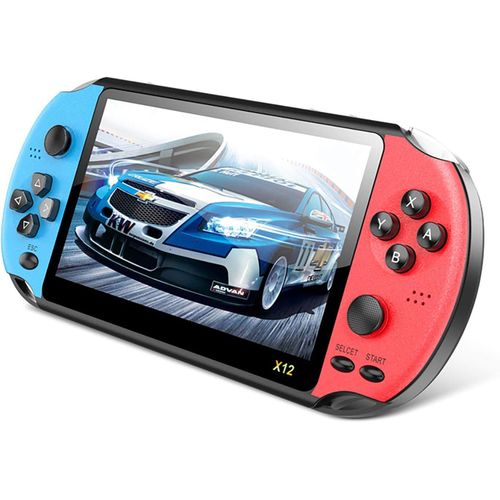 Console De Jeu Vidéo Rétro Portable X12 - 5.1 Pouces - 8 Go - 1000+ Jeux Intégrés