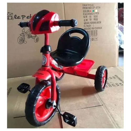 Vélo Tricycle pour enfants 1 à 3 ans Avec musique et lumière – Rouge