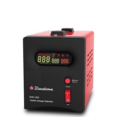 Binatone Stabilisateur Régulateur De Tension - DVS-1000 - Rouge Noir + 24 Mois De Garantie