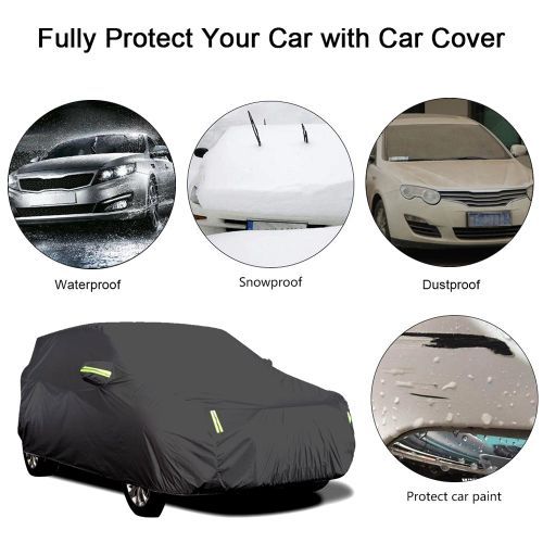 Couverture De Protection Compatible Voiture - Noir-2