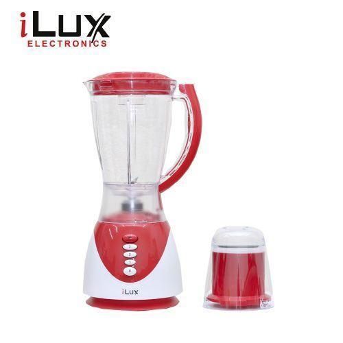 Ilux Blender &amp; Grinder LX-1731 - 2 En 1 - 1.5 L - 3 Vitesses - ROUGE