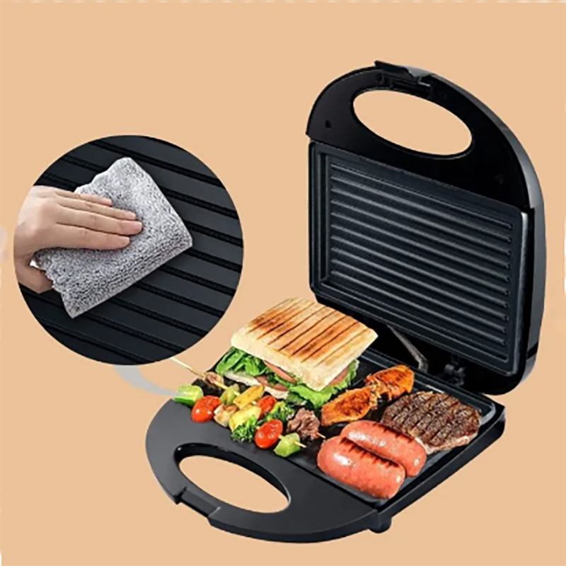 Sokany appareil à sandwichs, revêtement antiadhésif spécial, grille-pain professionnel à thermostat.