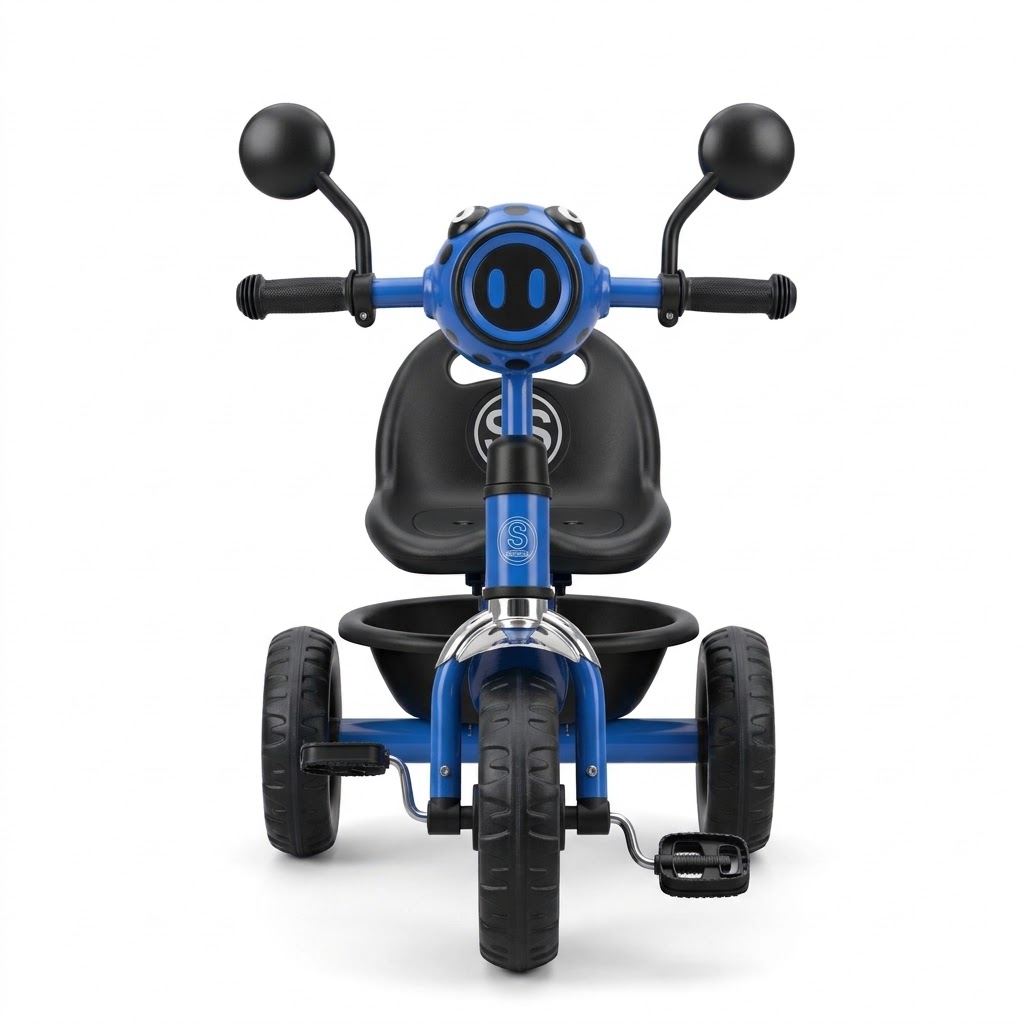 Vélo Tricycle pour enfants 1 à 4 ans Avec musique et lumière – Vert