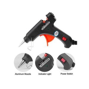 Pistolet à Colle Chaude 20W - Noir