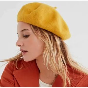 Chapeau Beret - jaune