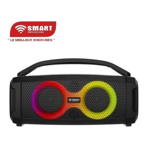Partagez ce produit    SMART TECHNOLOGY Haut-parleurs Rechargeable-Résistant à l’Eau  -100W- 13 Modes D’Éclairage- Bluetooth- Noir- garantie 3 Mois.