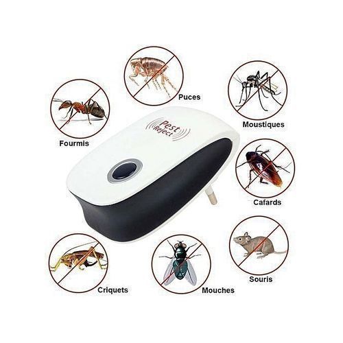 Pest Reject Répulsif Ultrasonique Anti-Souris, Anti-Insectes Et Anti-Cafards Repousse Les Insectes Et Nuisibles