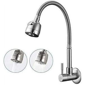 Robinet D'Évier Lavabo Pivotant En Acier Inoxydable Avec filtre