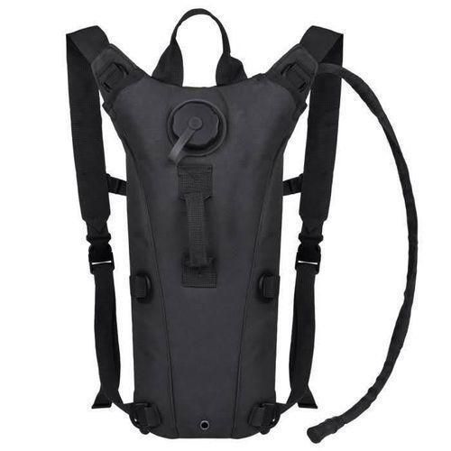 Sac à dos d'hydratation noir pour randonnée, cyclisme, marche, camping, sport, running