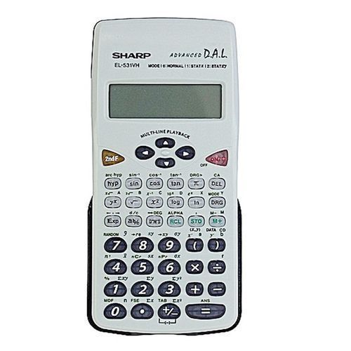 Sharp Calculatrice Scientifique - El-531Vh - Gris Clair