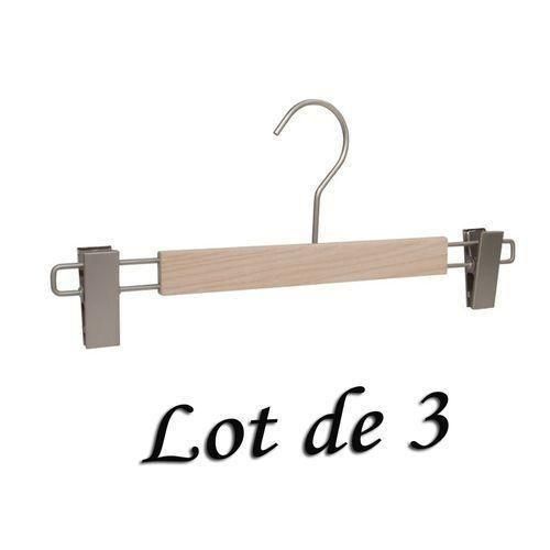 Ceintre En Bois Lot De 3pcs
