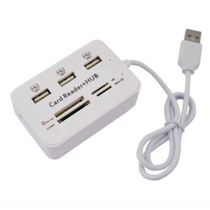 HUB USB Multifonction 3 Ports USB Avec Lecteur De Carte SD / TF