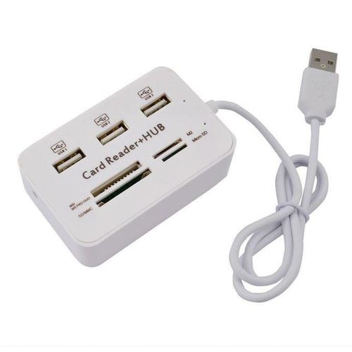 HUB USB Multifonction 3 Ports USB Avec Lecteur De Carte SD / TF