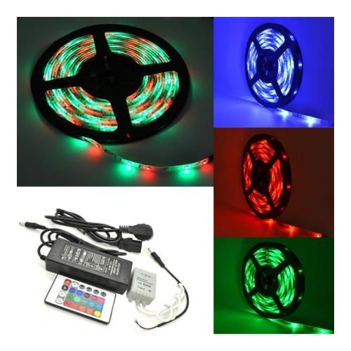 Bande Lumineuse LED Ruban Décoratif + Télécommande 5M