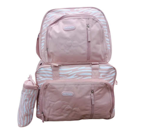Lot de 3 sacs pour bebe - Grand format - Rose
