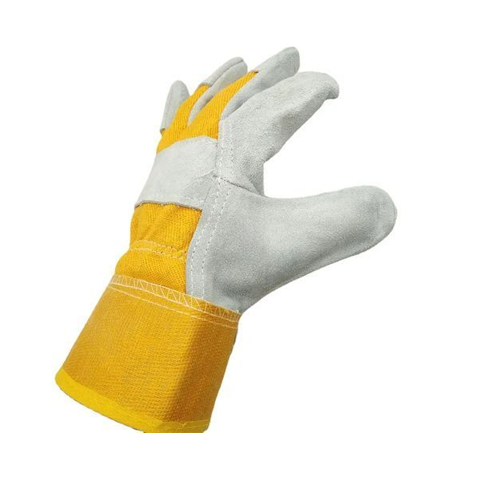 2 Gants Docker Manutention, maçon Et Soudage En Cuir PRO