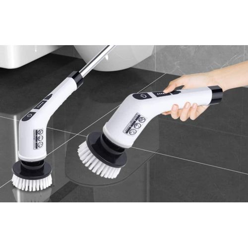 Brosse électrique de nettoyage sans fil 9 en 1, double vitesse avec poignée détachable-3
