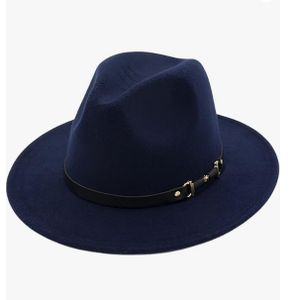 Chapeau Fedora Élégant – Unisexe - Bleu
