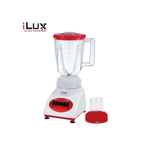 Ilux Blender & Grinder - 2 En 1- LX-365 - Bol 1.5 L - 300W - 4 Vitesses