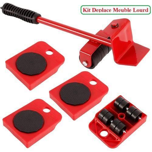 Kit de levage et déplacement à roulettes pour meubles lourds-3