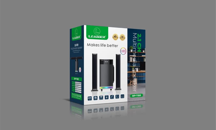 Leadder Home cinema/Barre son- Bluetooth/Radio BT/USB/SD/FM/MIC - 65W-3