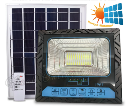 Leadder projecteur solaire + Haut parleur 300W