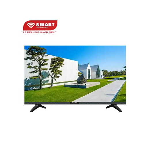 SMART TECHNOLOGY TV 40’’ DLED/ FHD - Google TV, Android 14 + Support Mural Offert (STT-4080K) - Wifi, Bluetooth - Apps (Netfl, YouTube, Prime Vidéo) - 2 télécommandes slim avec option vocale - 2x HDMI, 2x USB – Noir- Garantie 12 Mois.