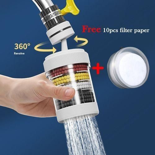 Cuisine filtre purificateur d'eau rotatif 360 filtre a eau pour robinet